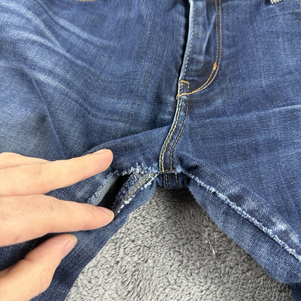 Women’s Dark Blue Bootcut Jeans - Picture 8 of 16